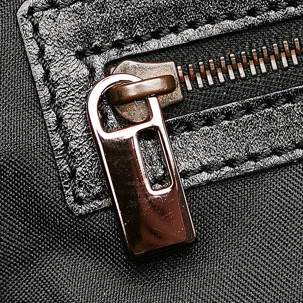 フェンディ ズッキーノ 8BN003 ブラウン キャンバス レザー トートバッグ レディース FENDI 【中古】