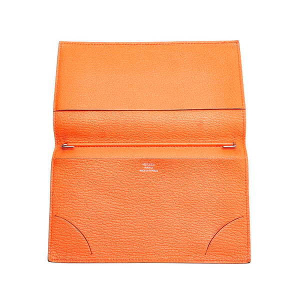 エルメス アジェンダ 手帳カバー ローズリップスティック カプシーヌ シェーブル レディース HERMES 【中古】