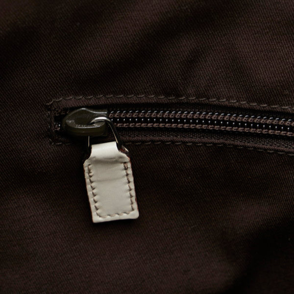 グッチ GGキャンバス トートバッグ ショルダーバッグ 153233 ベージュ ホワイト キャンバス レザー レディース GUCCI 【中古】