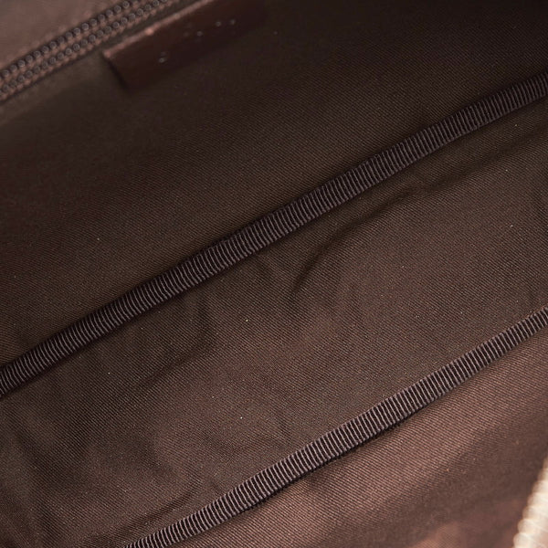 グッチ GGスプリーム 斜めがけ ショルダー 114291 ベージュ PVC レザー レディース GUCCI 【中古】