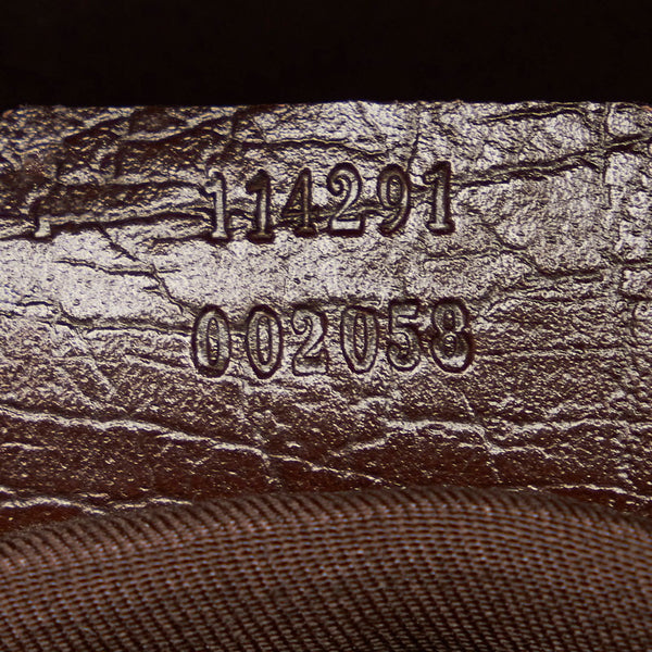 グッチ GGスプリーム 斜めがけ ショルダー 114291 ベージュ PVC レザー レディース GUCCI 【中古】