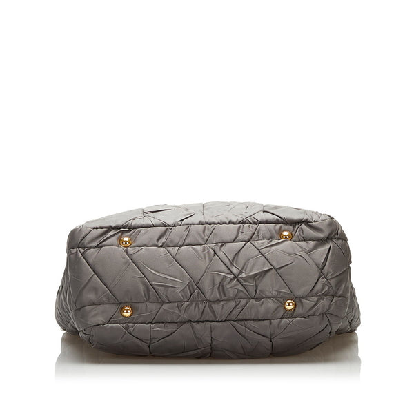 プラダ ハンドバッグ ショルダーバッグ 2WAY グレー ナイロン レディース PRADA 【中古】