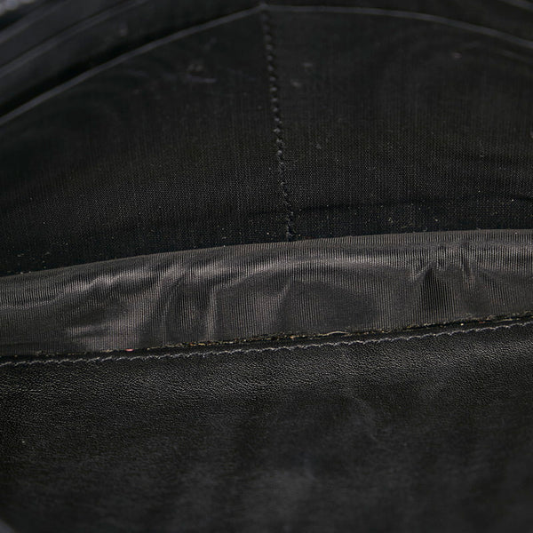 シャネル ココマーク チェーン ショルダーバッグ  ウォレット ブラック キャビアスキン レディース CHANEL 【中古】