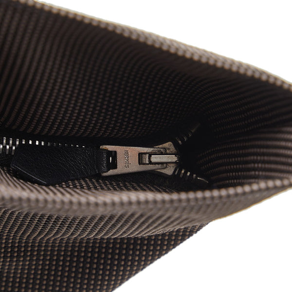 エルメス エールライン カバス トートバッグ グレー キャンバス レディース HERMES 【中古】