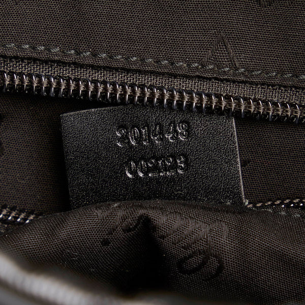 グッチ GGインプリメ ショルダーバッグ 201448 ブラック PVC レザー レディース GUCCI 【中古】