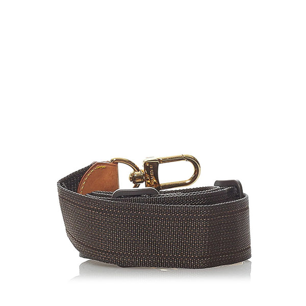 ルイ ヴィトン ショルダーストラップ P2959 ブラウン ナイロン レザー レディース LOUIS VUITTON 【中古】