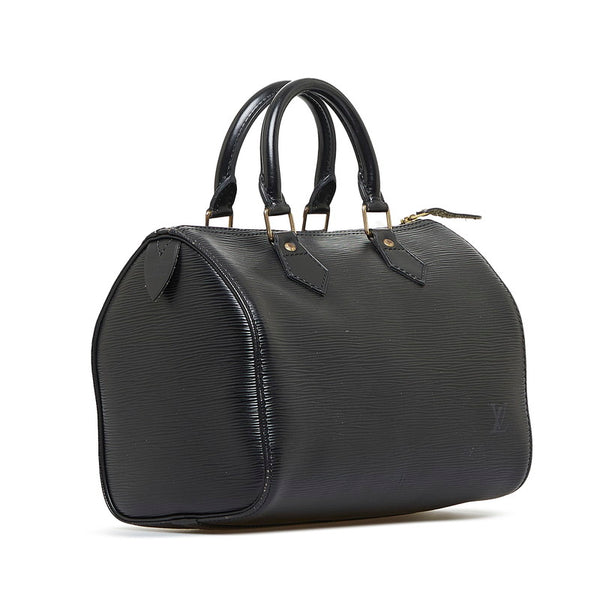 ルイ ヴィトン エピ スピーディ25 ハンドバッグ ミニボストンバッグ M43012 ノワール ブラック レザー レディース LOUIS VUITTON 【中古】