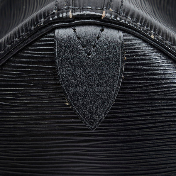 ルイ ヴィトン エピ スピーディ25 ハンドバッグ ミニボストンバッグ M43012 ノワール ブラック レザー レディース LOUIS VUITTON 【中古】