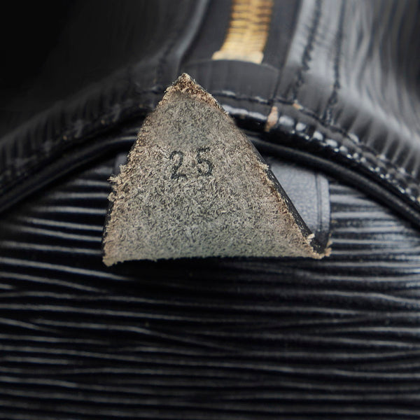 ルイ ヴィトン エピ スピーディ25 ハンドバッグ ミニボストンバッグ M43012 ノワール ブラック レザー レディース LOUIS VUITTON 【中古】