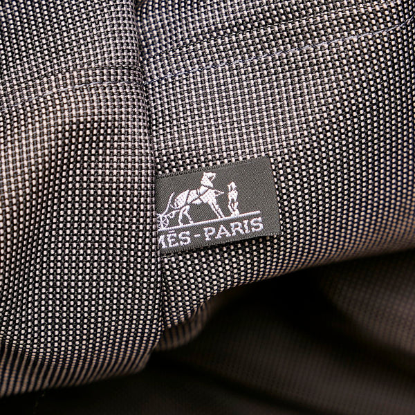 エルメス エールライン TGM トートバッグ ボストンバッグ トラベルバッグ 旅行バッグ  グレー キャンバス レディース HERMES 【中古】