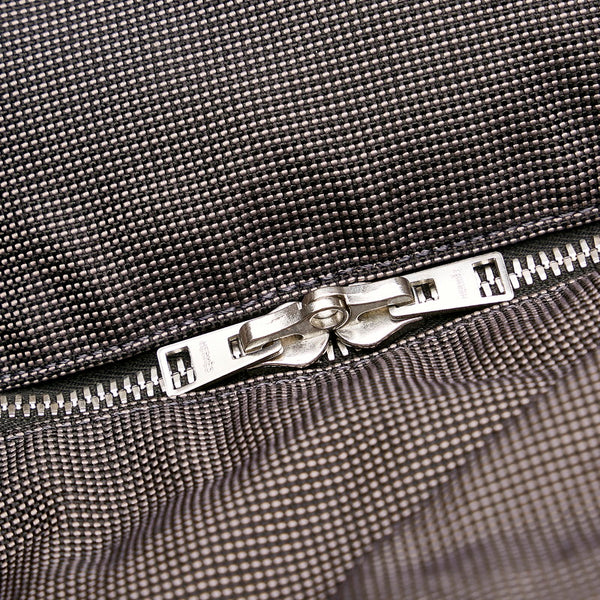 エルメス エールライン TGM トートバッグ ボストンバッグ トラベルバッグ 旅行バッグ  グレー キャンバス レディース HERMES 【中古】