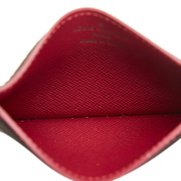 ルイ ヴィトン モノグラム ポルト カルト サーンプル  カードケース M60703 フューシャ ブラウン PVC レザー レディース LOUIS VUITTON 【中古】