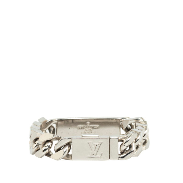 ルイ ヴィトン モノグラム チェーンブレスレット ブレスレット M00269 シルバー メタル メンズ LOUIS VUITTON 【中古】