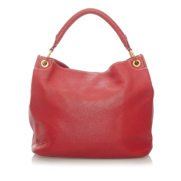 プラダ ワンショルダー BR4712 レッド FUOCO レザー レディース PRADA 【中古】