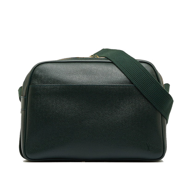 ルイ ヴィトン タイガ リポーターPM ショルダーバッグ M30154 エピセア グリーン レザー メンズ LOUIS VUITTON 【中古】