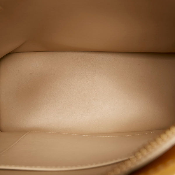 ルイ ヴィトン モノグラム ヴェルニ ヒューストン ハンドバッグ ショルダーバッグ M91121 ジョーヌ イエロー パテントレザー レディース LOUIS VUITTON 【中古】