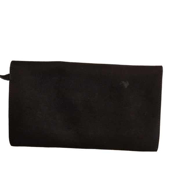 サンローラン テディ チェーン ショルダーバッグ ネイビー レザー レディース SAINT LAURENT 【中古】