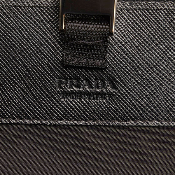 プラダ フォンケース ショルダーバッグ 2ZH108 ネロ ナイロン レザー メンズ PRADA 【中古】