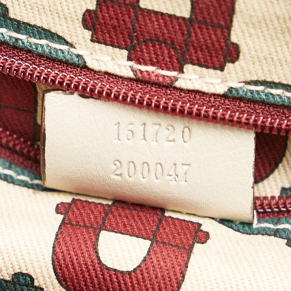 グッチ グッチシマ プリンシー ハンドバッグ 161720 ベージュ レザー レディース GUCCI 【中古】