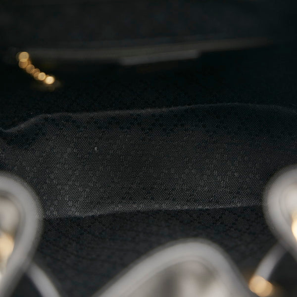 グッチ バンブー リュック バックパック 003 2058 ブラック レザー レディース GUCCI 【中古】