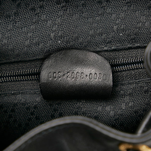 グッチ バンブー リュック バックパック 003 2058 ブラック レザー レディース GUCCI 【中古】