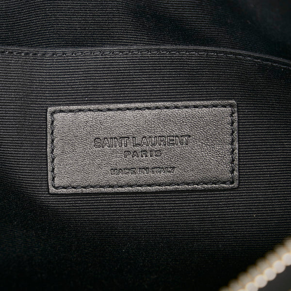 サンローラン クラッチバッグ ブラック レザー レディース SAINT LAURENT 【中古】