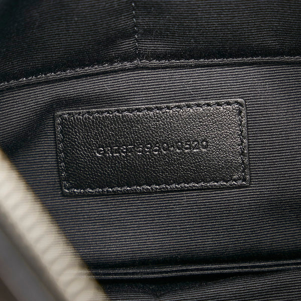 サンローラン クラッチバッグ ブラック レザー レディース SAINT LAURENT 【中古】