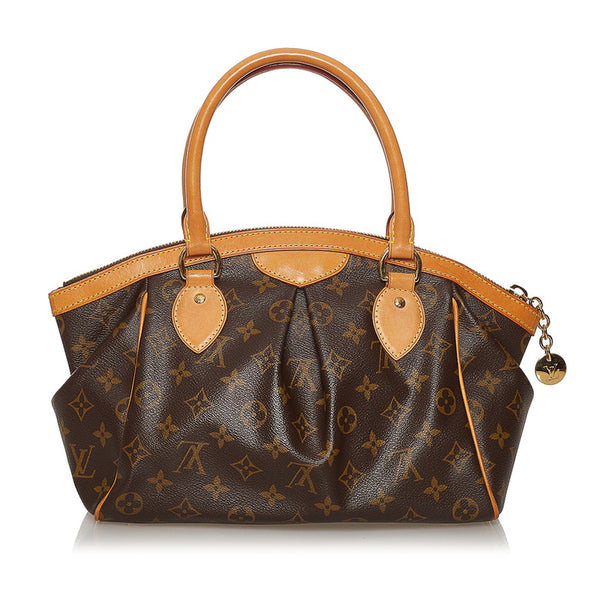 ルイ ヴィトン モノグラム ティボリPM ハンドバッグ M40143 ブラウン PVC レザー レディース LOUIS VUITTON 【中古】