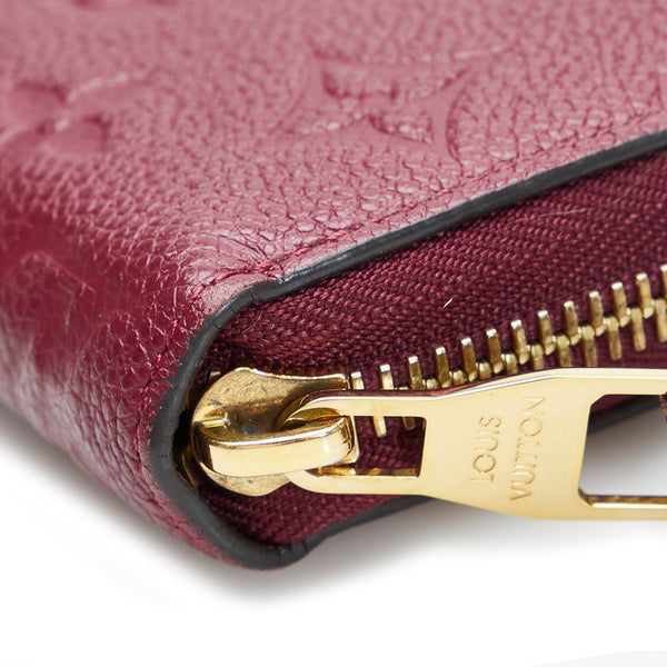 ルイ ヴィトン モノグラム アンプラント ジッピー 長財布 M60549 オロール ピンクパープル レザー レディース LOUIS VUITTON 【中古】
