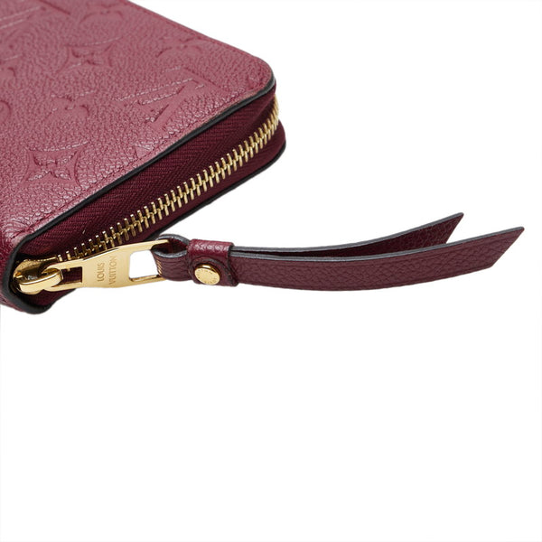 ルイ ヴィトン モノグラム アンプラント ジッピー 長財布 M60549 オロール ピンクパープル レザー レディース LOUIS VUITTON 【中古】