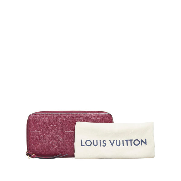ルイ ヴィトン モノグラム アンプラント ジッピー 長財布 M60549 オロール ピンクパープル レザー レディース LOUIS VUITTON 【中古】