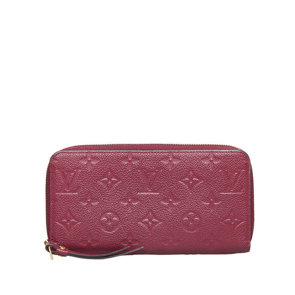 ルイ ヴィトン モノグラム アンプラント ジッピー 長財布 M60549 オロール ピンクパープル レザー レディース LOUIS VUITTON 【中古】
