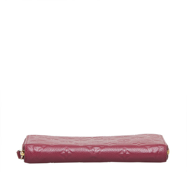 ルイ ヴィトン モノグラム アンプラント ジッピー 長財布 M60549 オロール ピンクパープル レザー レディース LOUIS VUITTON 【中古】