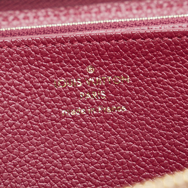 ルイ ヴィトン モノグラム アンプラント ジッピー 長財布 M60549 オロール ピンクパープル レザー レディース LOUIS VUITTON 【中古】