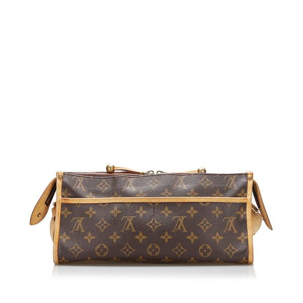 ルイ ヴィトン モノグラム ポパンクールロン 斜め掛け ショルダーバッグ  M40008 ブラウン PVC レザー レディース LOUIS VUITTON 【中古】