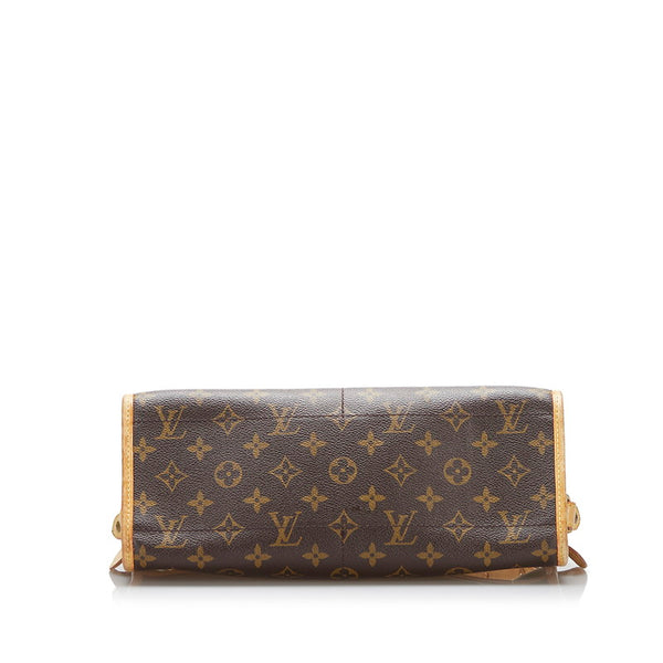 ルイ ヴィトン モノグラム ポパンクールロン 斜め掛け ショルダーバッグ  M40008 ブラウン PVC レザー レディース LOUIS VUITTON 【中古】