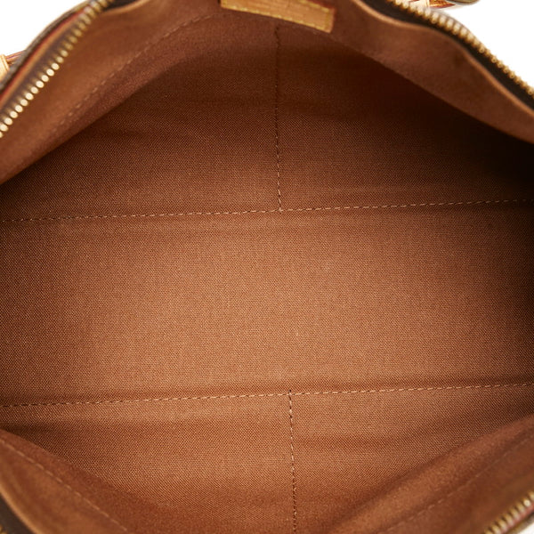 ルイ ヴィトン モノグラム ポパンクールロン 斜め掛け ショルダーバッグ  M40008 ブラウン PVC レザー レディース LOUIS VUITTON 【中古】