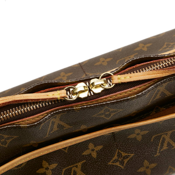 ルイ ヴィトン モノグラム ポパンクールロン 斜め掛け ショルダーバッグ  M40008 ブラウン PVC レザー レディース LOUIS VUITTON 【中古】