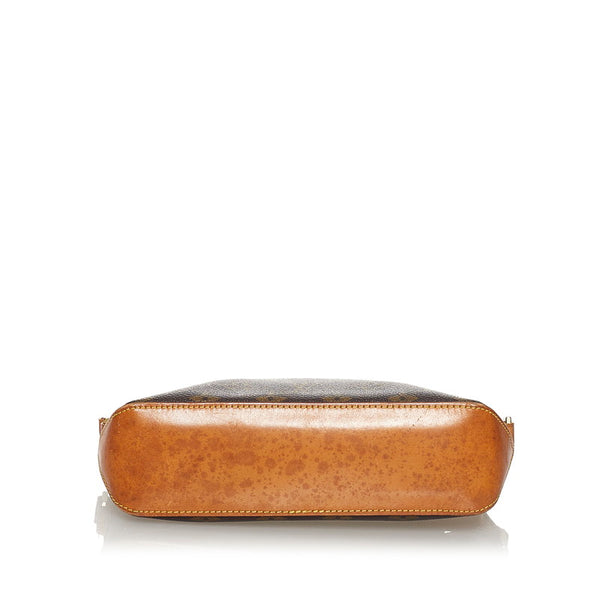 ルイ ヴィトン モノグラム トロター 斜め掛け ショルダーバッグ AR0091 ブラウン PVC レザー レディース LOUIS VUITTON 【中古】