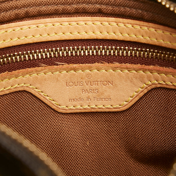 ルイ ヴィトン モノグラム トロター 斜め掛け ショルダーバッグ AR0091 ブラウン PVC レザー レディース LOUIS VUITTON 【中古】