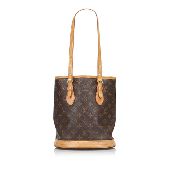 ルイ ヴィトン モノグラム トートバッグ ショルダーバッグ M42238 ブラウン PVC レザー レディース LOUIS VUITTON 【中古】