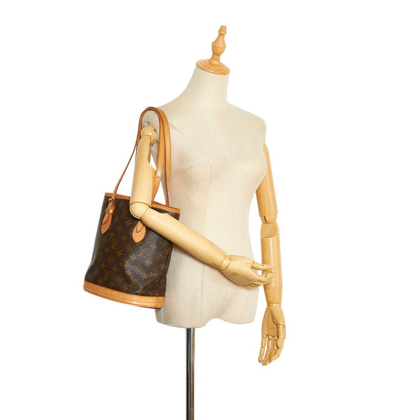 ルイ ヴィトン モノグラム トートバッグ ショルダーバッグ M42238 ブラウン PVC レザー レディース LOUIS VUITTON 【中古】