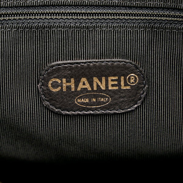 シャネル ココマーク チェーン トート ブラック キャビアスキン レディース CHANEL 【中古】