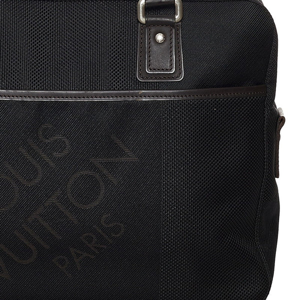 ルイ ヴィトン ダミエジェアン ヤック M93082 ノワール キャンバス レザー ビジネスバッグ メンズ LOUIS VUITTON 【中古】