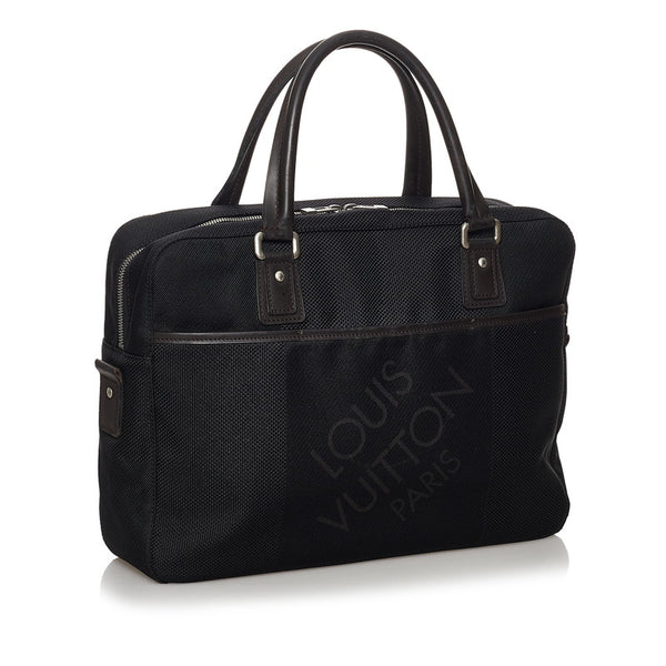 ルイ ヴィトン ダミエジェアン ヤック M93082 ノワール キャンバス レザー ビジネスバッグ メンズ LOUIS VUITTON 【中古】