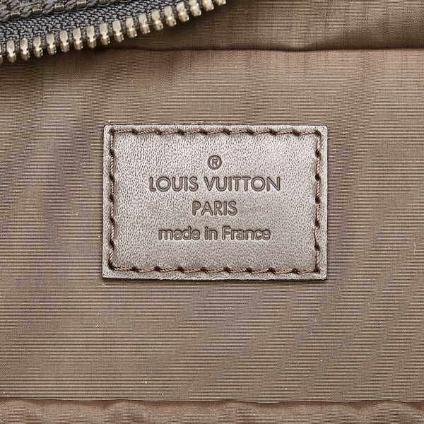 ルイ ヴィトン ダミエジェアン ヤック M93082 ノワール キャンバス レザー ビジネスバッグ メンズ LOUIS VUITTON 【中古】