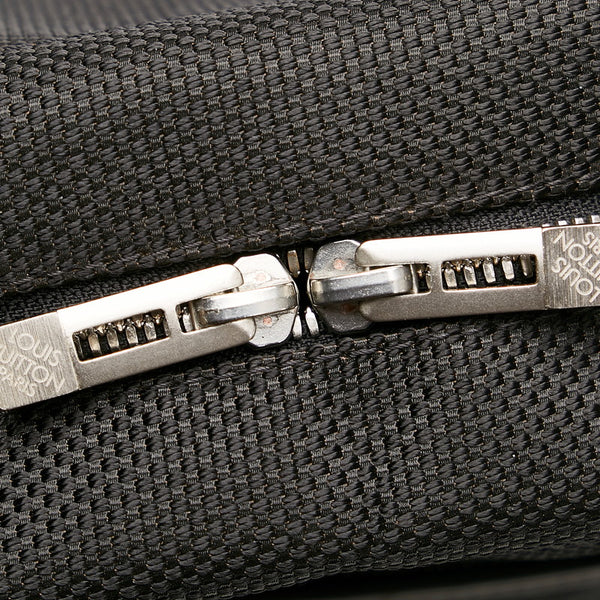 ルイ ヴィトン ダミエジェアン ヤック M93082 ノワール キャンバス レザー ビジネスバッグ メンズ LOUIS VUITTON 【中古】