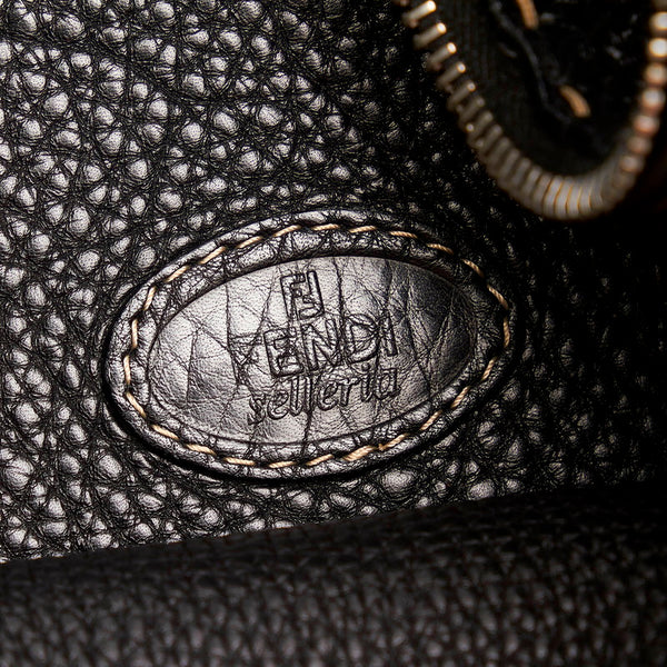 フェンディ セレリア ワンショルダーバッグ ブラック レザー レディース FENDI 【中古】