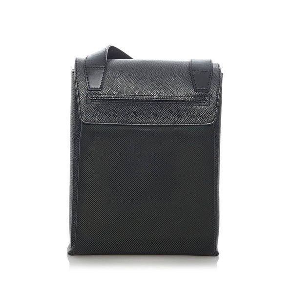 ルイ ヴィトン タイガ  サラトヴPM  M30892 カーキ ブラック レザー ナイロン 斜めがけ ショルダー メンズ LOUIS VUITTON 【中古】