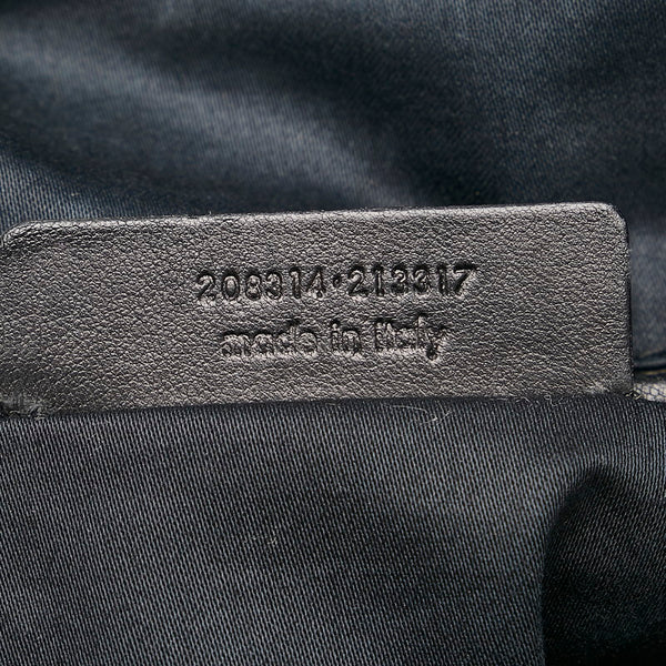 サンローラン イージーボストン ハンドバッグ ブラック パテントレザー レディース SAINT LAURENT 【中古】